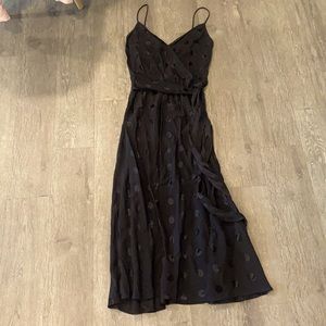 Zara black midi dress (Small) NWT